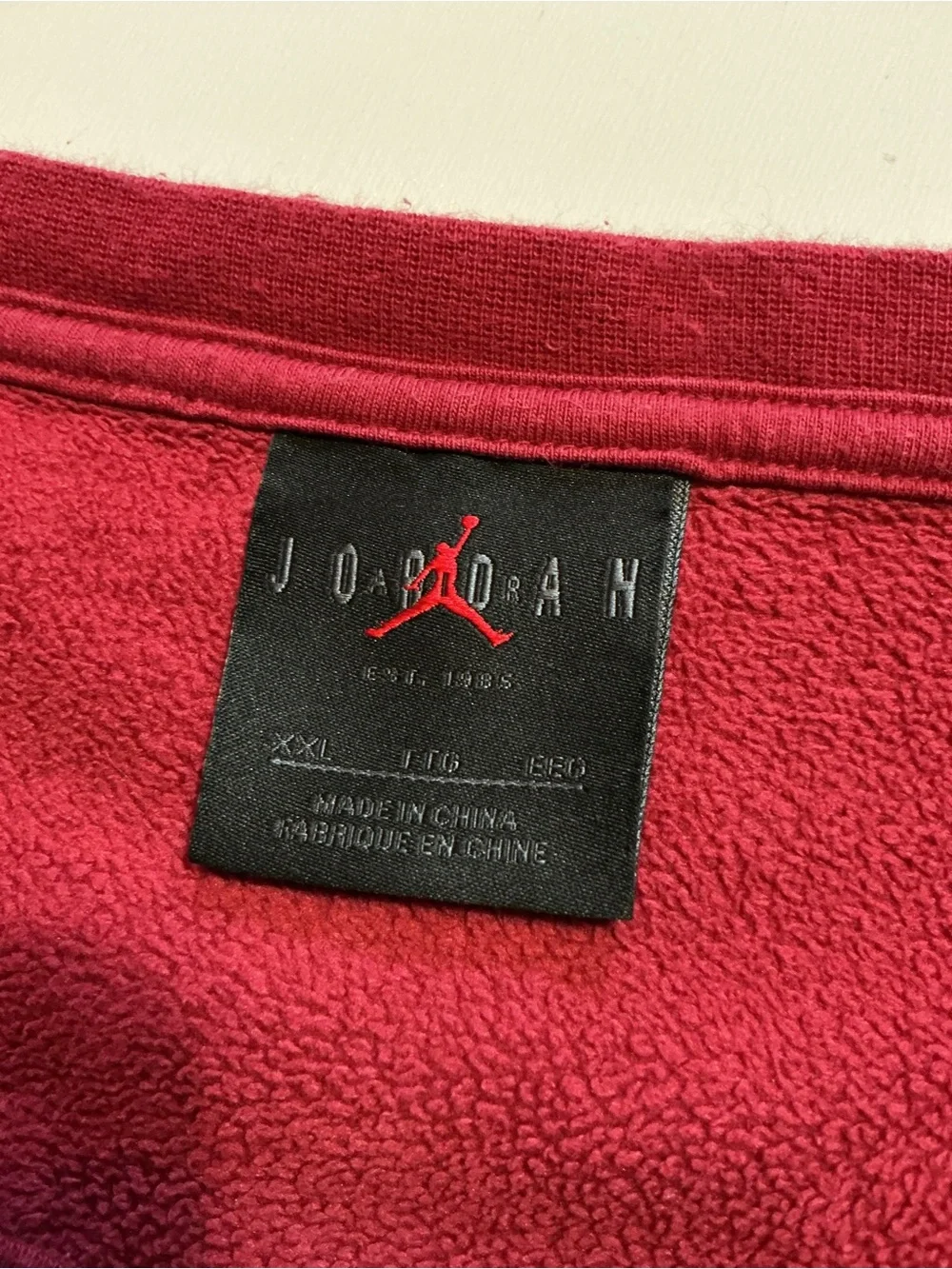 Air Jordan Oklahoma University Sooners Embroidered Jumpman Pullover Sweatshirt